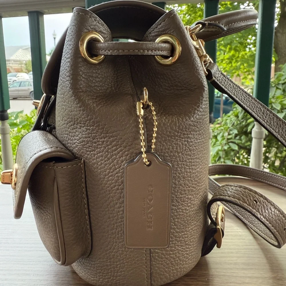 Coach compact backpack